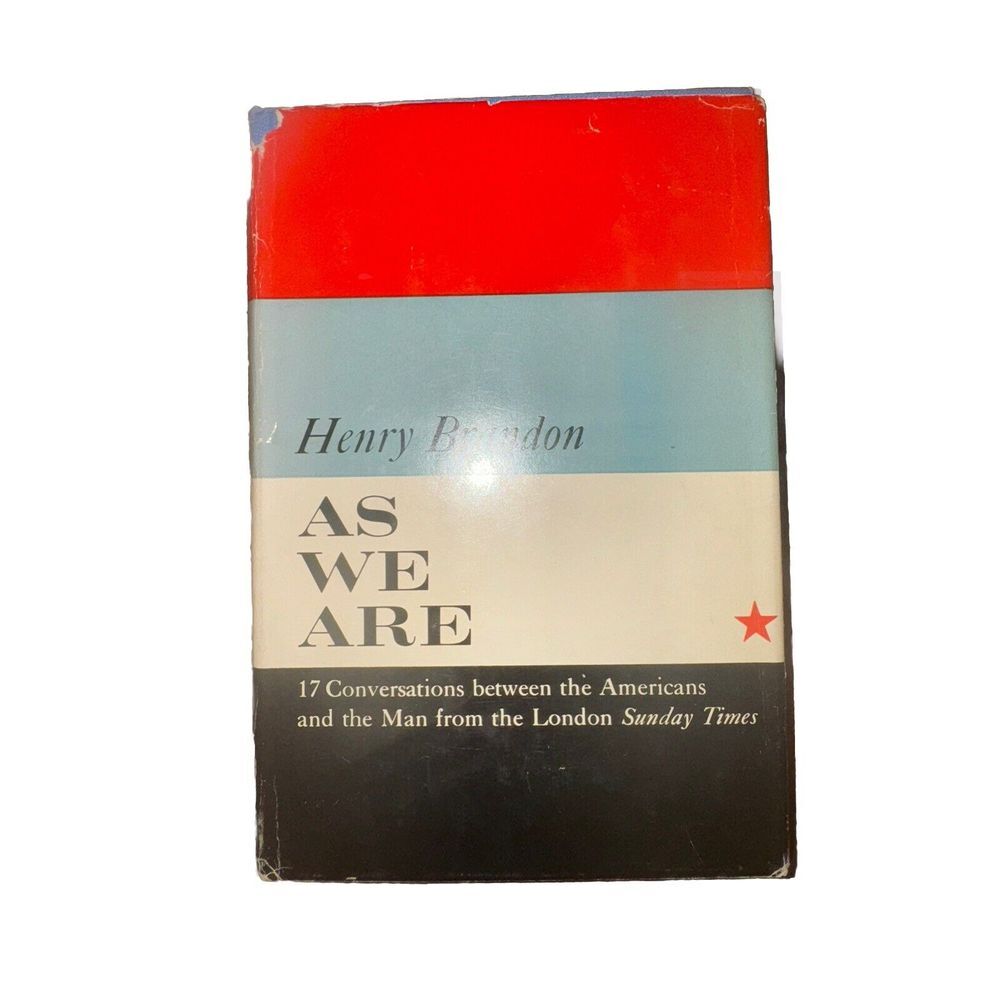As We Are Henry Brandon Doubleday Hardcover 17 Conversations Marilyn Monroe JFK
